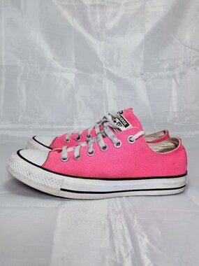 Converse Chuck Taylor All Star Low Top Sneakers Hot Pink Women 7